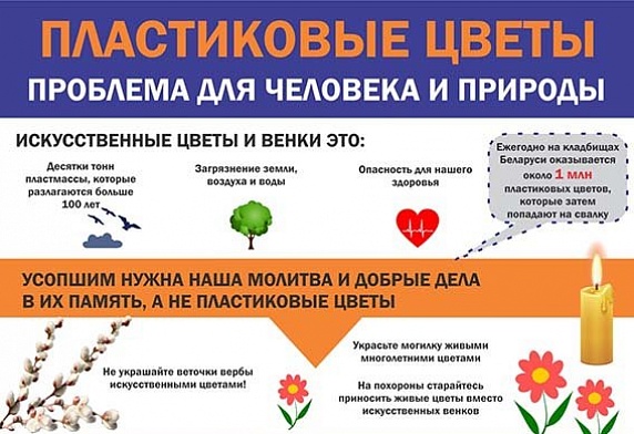 Пластиковые цветы – проблема для человека и природы!